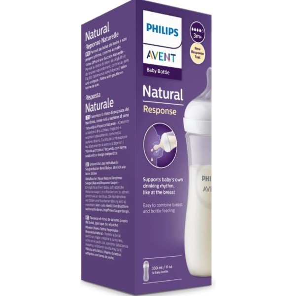Philips Avent Biberón Natural Response 330 ml - 3+ Meses