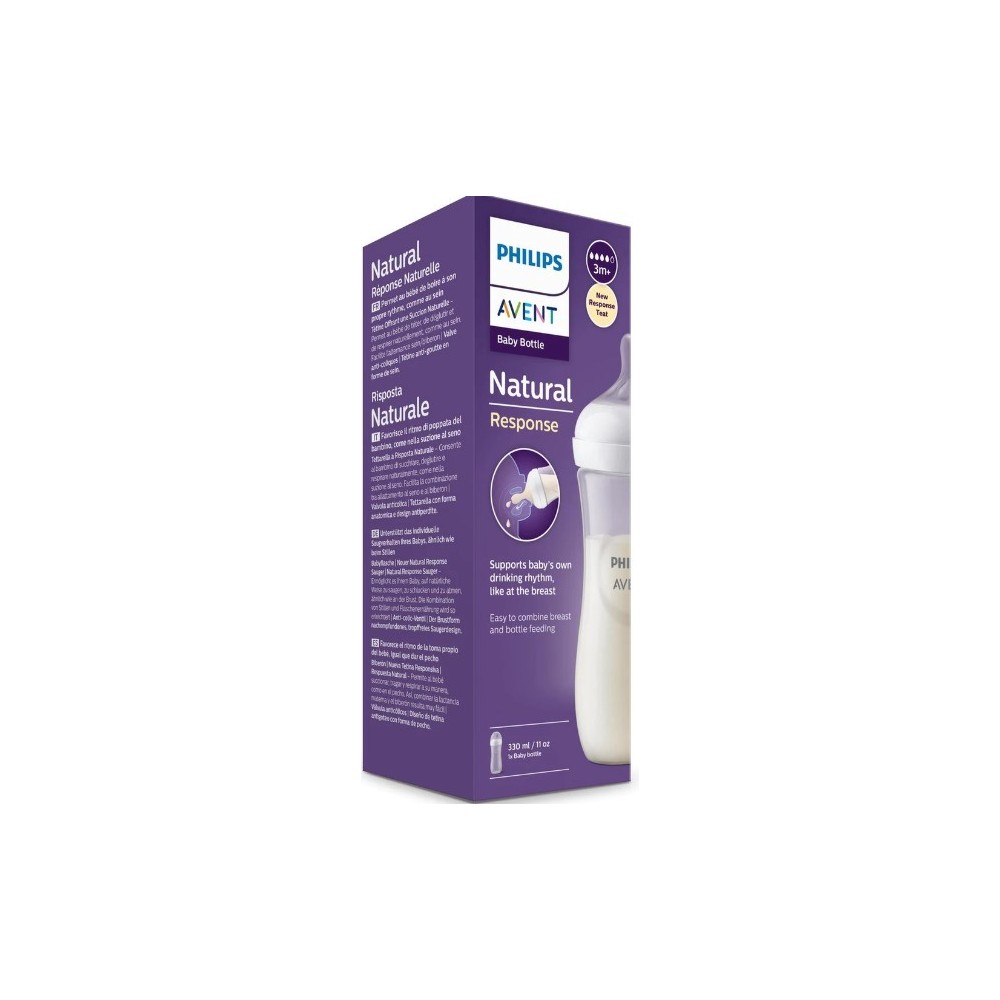 Philips Avent Biberón Natural Response 330 ml -...