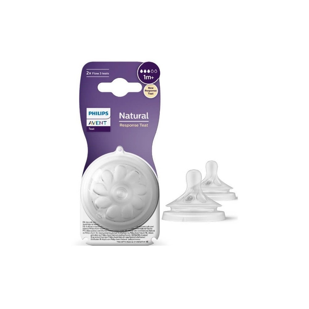 TETINA NATURAL FLUJO MEDIO PHILIPS AVENT...