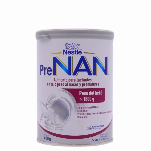 Nestlé PreNAN Leche para Prematuros y Bajo Peso 400 g