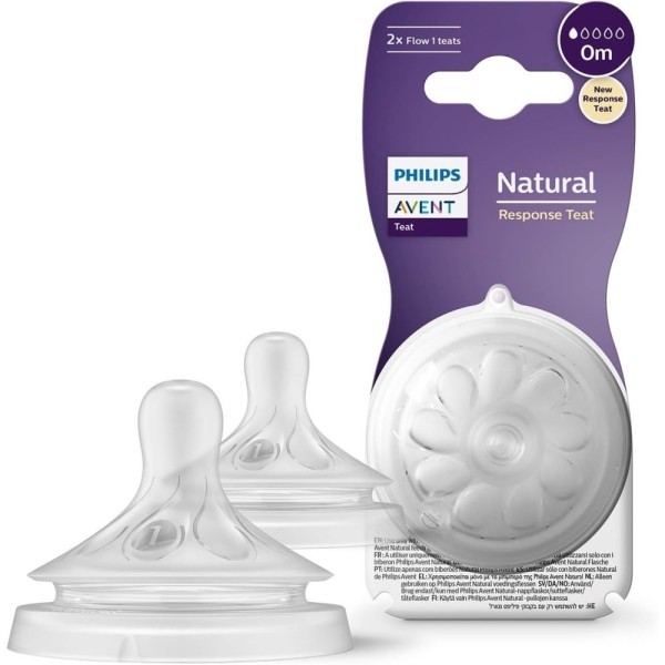 TETINA NATURAL FLUJO LENTO PHILIPS AVENT NATURAL RESPONSE 
