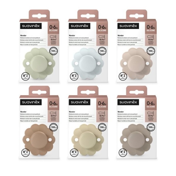 CHUPETE SILICONA FISIOLOGICO SUAVINEX WONDER SX PRO SOFT 0 6 MESES 1 UNIDAD 