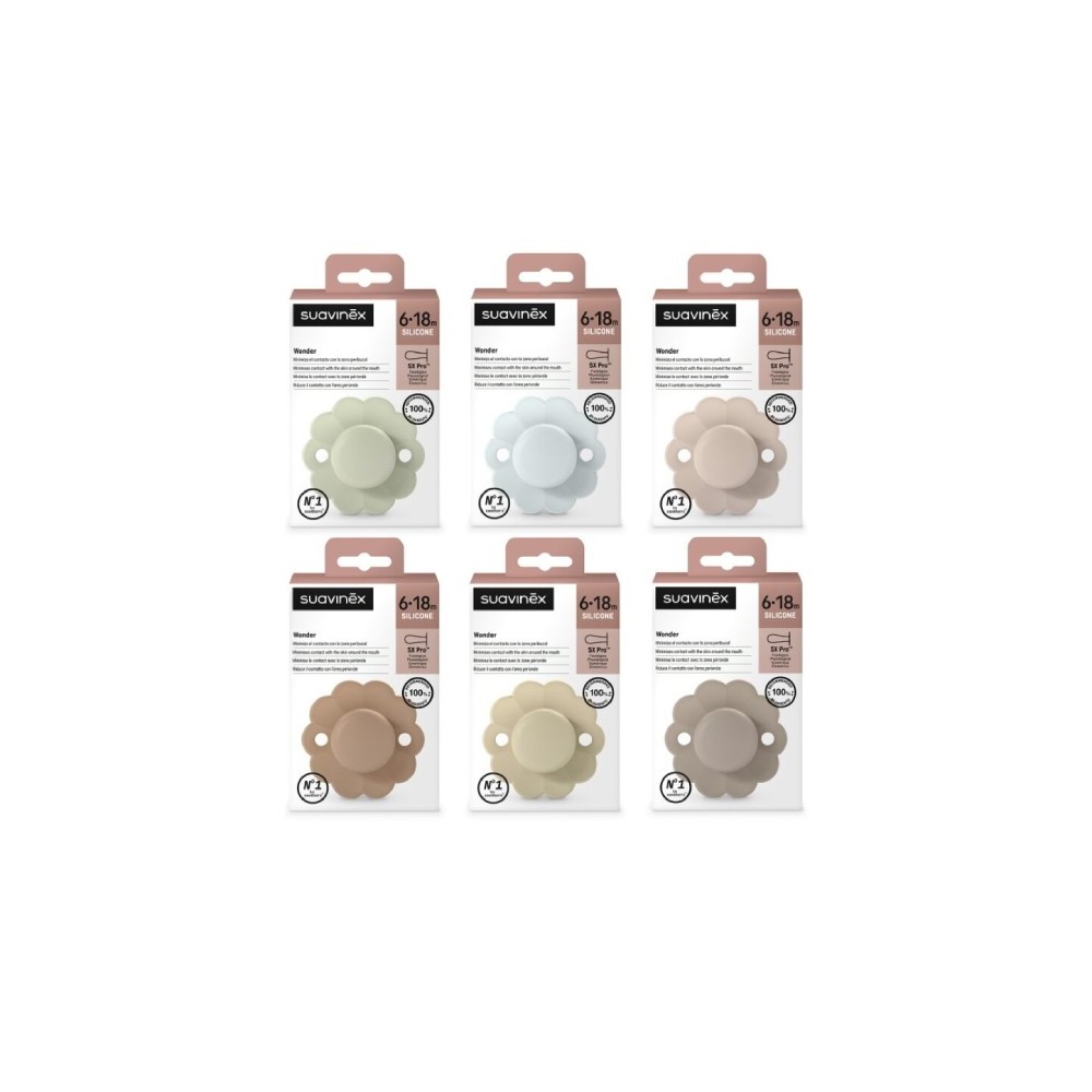 CHUPETE SILICONA FISIOLOGICO SUAVINEX WONDER SX...