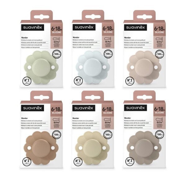 CHUPETE SILICONA FISIOLOGICO SUAVINEX WONDER SX PRO SOFT 6 18 MESES 1 UNIDAD