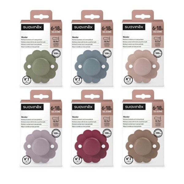 CHUPETE SILICONA FISIOLOGICO SUAVINEX WONDER SX PRO INTENSE 618 MESES 1 UNIDAD 