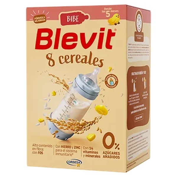 Blevit Bibe 8 Cereales 500 g - Especial Biberón Sin Grumos