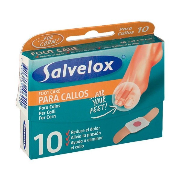 SALVELOX CALLOS CON ACIDO SALICILICO  10 UNIDADES 57 MM X 19
