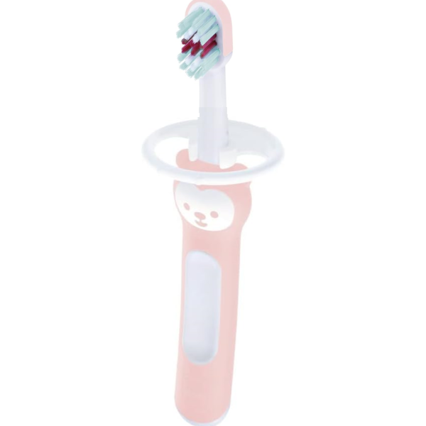 CEPILLO DENTAL INFANTIL BABYS BRUSH 6M 1 UNIDAD COLOR ROSA