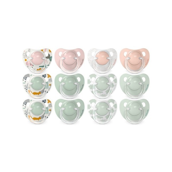CHUPETE SILICONA ANATOMICO SUAVINEX CLASICO 0  6 MESES 2 UNIDADES