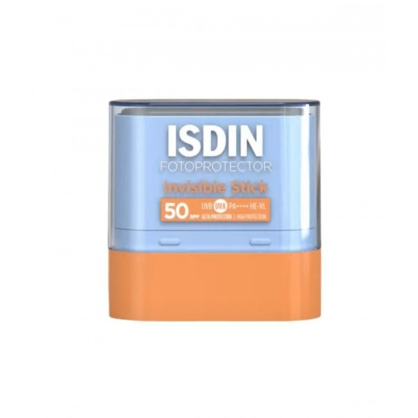 Fotoprotector ISDIN Invisible Stick SPF 50 (10 g) - Zonas Sensibles