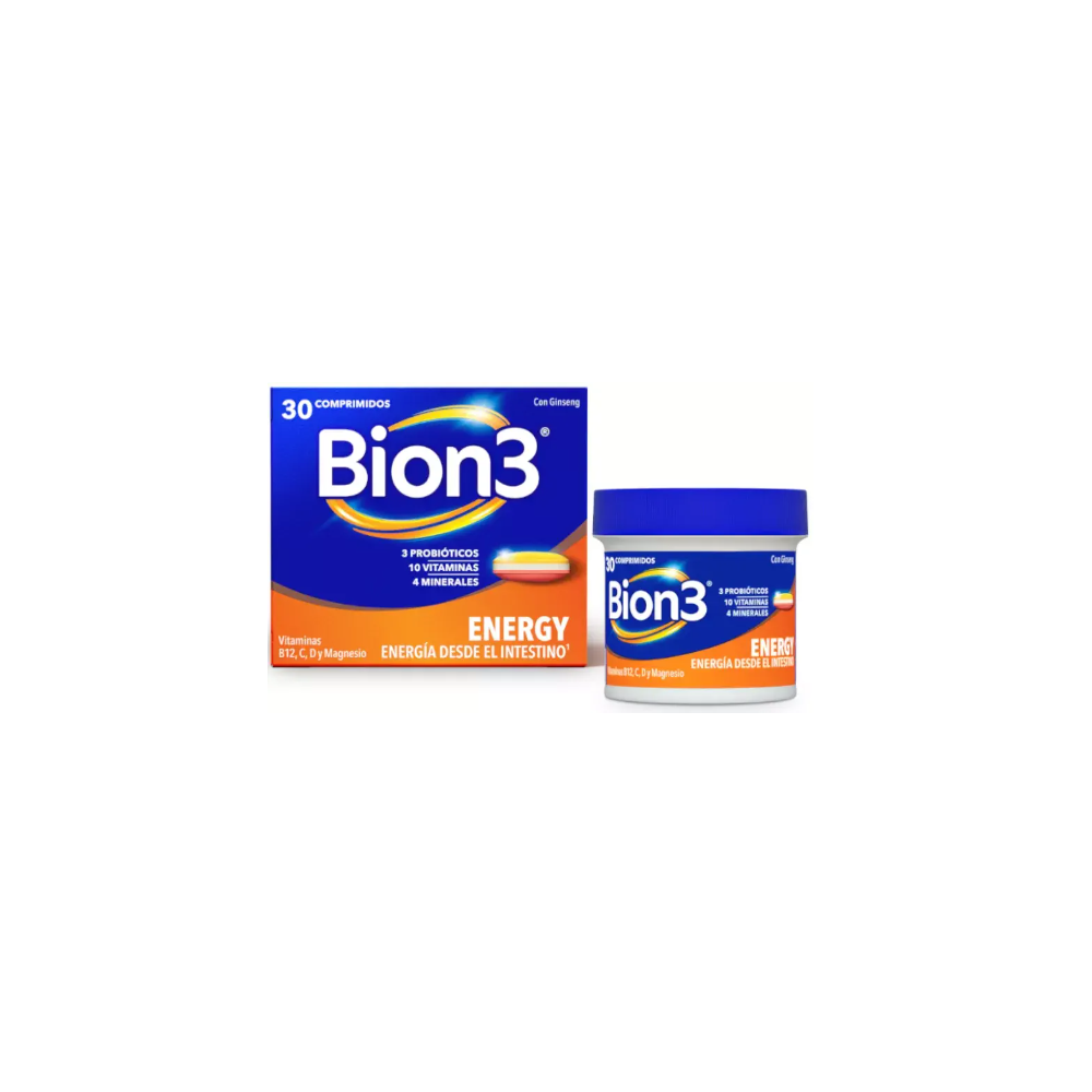 Bion3 Energía 30 Comprimidos - Ginseng y...