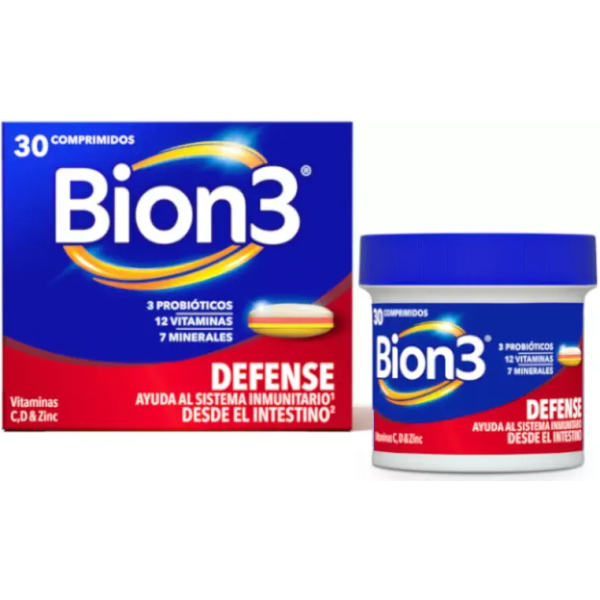 Bion3 Defense 30 Comprimidos - Defensas y Probióticos