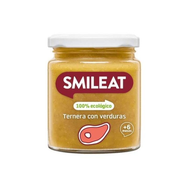 Smileat Tarrito de Ternera con Verduras 230 g