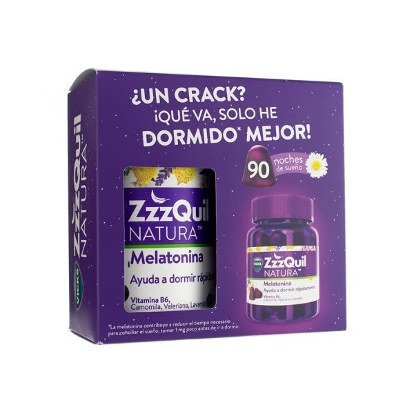 ZZZQUIL NATURA  90 GUMMIES SABOR FRUTOS DEL BOSQUE