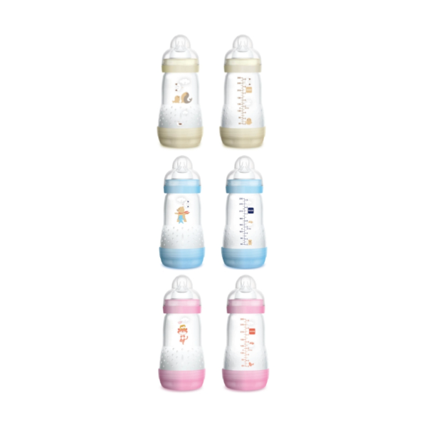 Pack 2 Biberones MAM Easy Start Anticólicos 260 ml