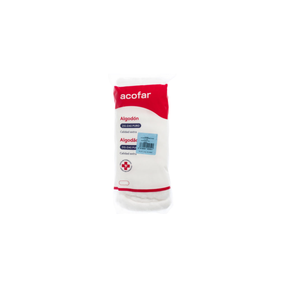 ALGODON ZIGZAG PURO ACOFAR PAQUETE 50 G