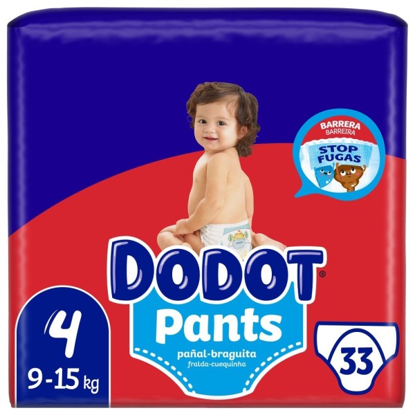 DODOT TALLA 4 PANTS 33 PAÑALES