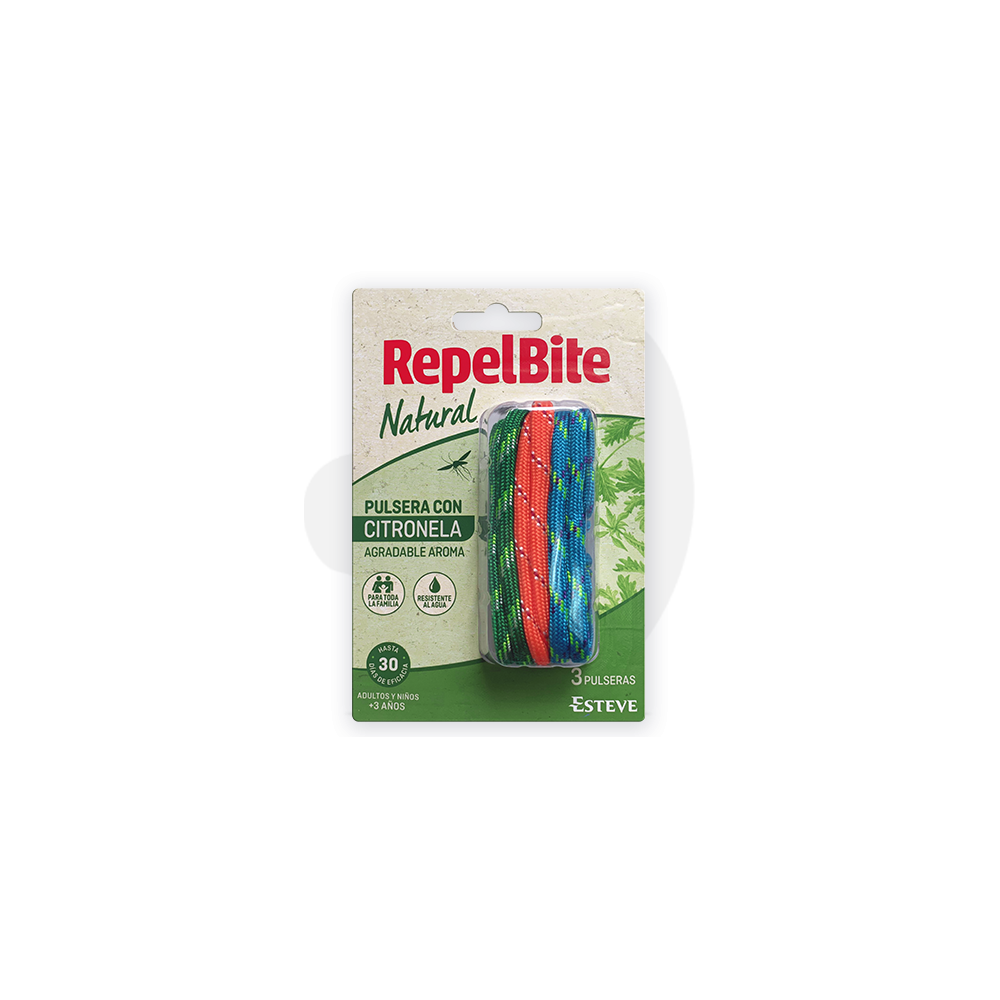 REPELBITE NATURAL PULSERA DE NYLON CON...