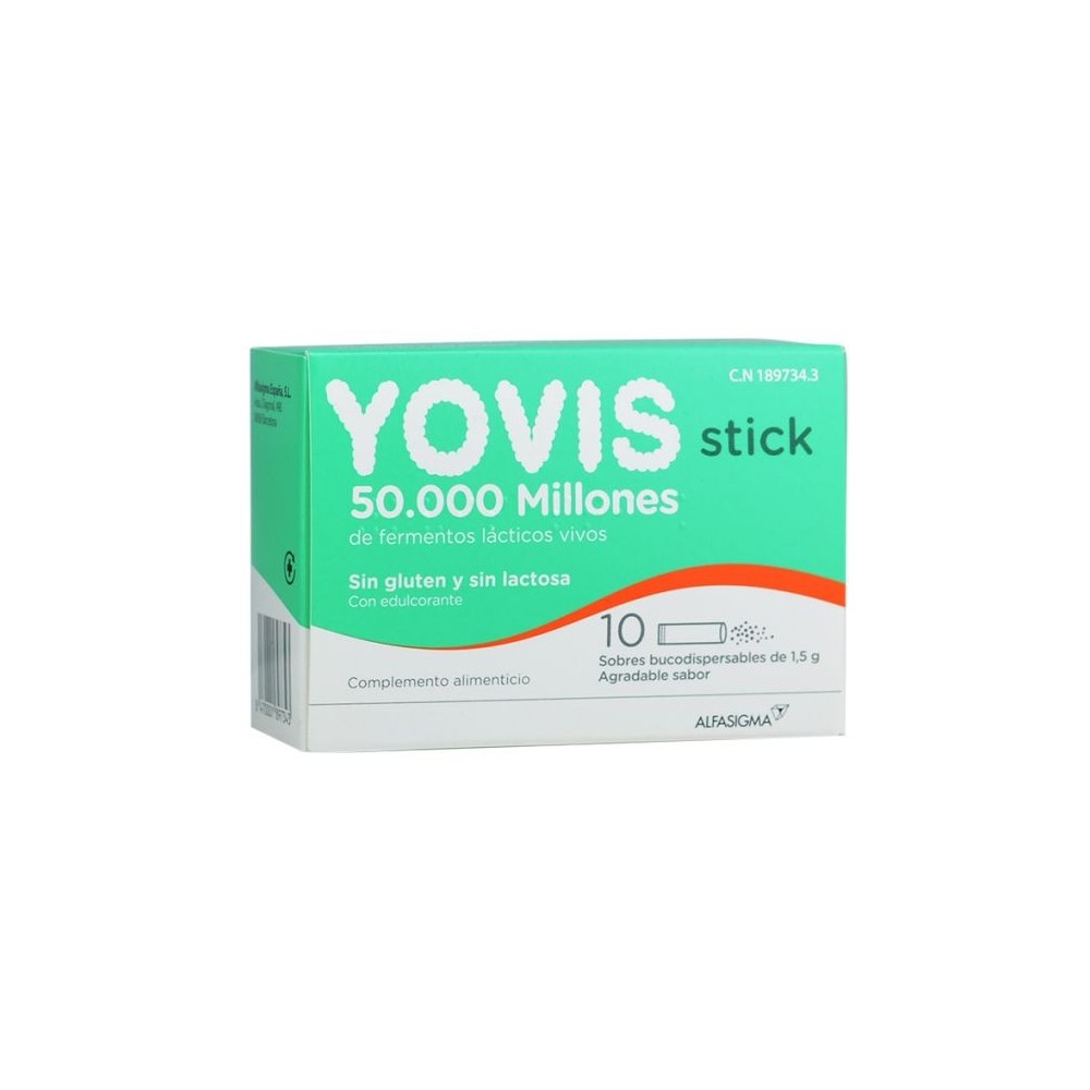 YOVIS  10 STICK BUCODISPERSABLES