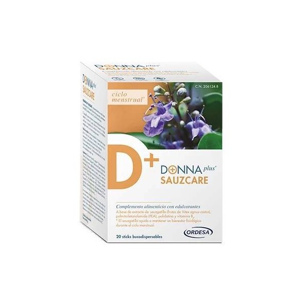 DONNA PLUS SAUZCARE (20 STICKS BUCODISPERSABLES)