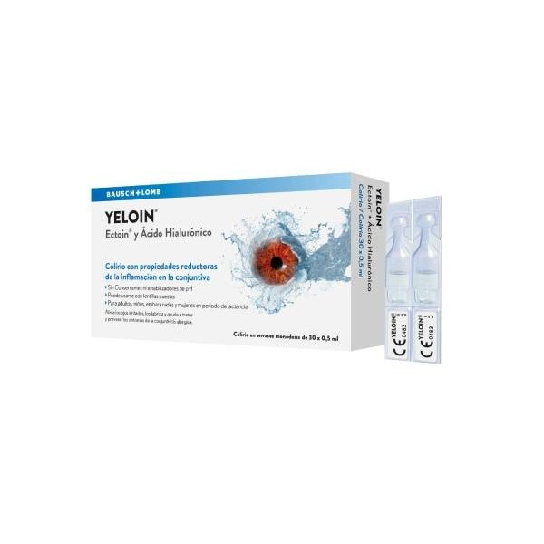 YELOIN COLIRIO 30 MONODOSIS 05 ML