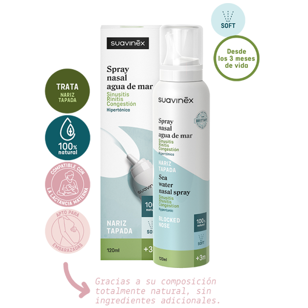 SUAVINEX SPRAY NASAL HIPERTONICO 3M 120 ML