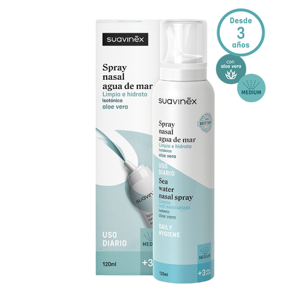 SUAVINEX SPRAY NASAL ISOTÓNICO CON ALOE VERA 3A 120 ML