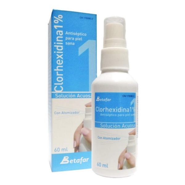 Betafar Clorhexidina 1% Solución Acuosa Spray 60 ml - Antiséptico
