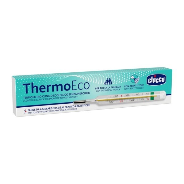 CHICCO TERMOMETRO CLINICO SIN MERCURIO THERMOECO 1 UNIDAD