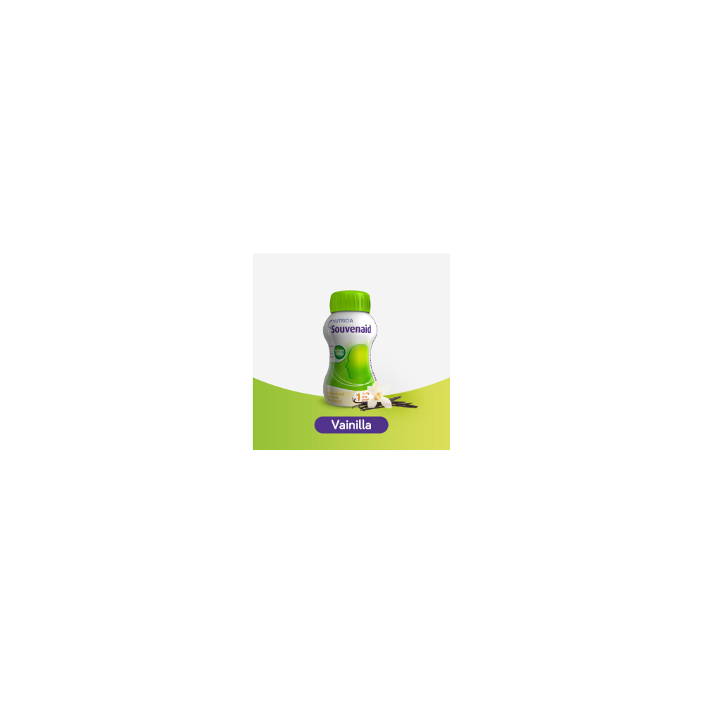 SOUVENAID  4 BOTELLAS 125 ML SABOR VAINILLA