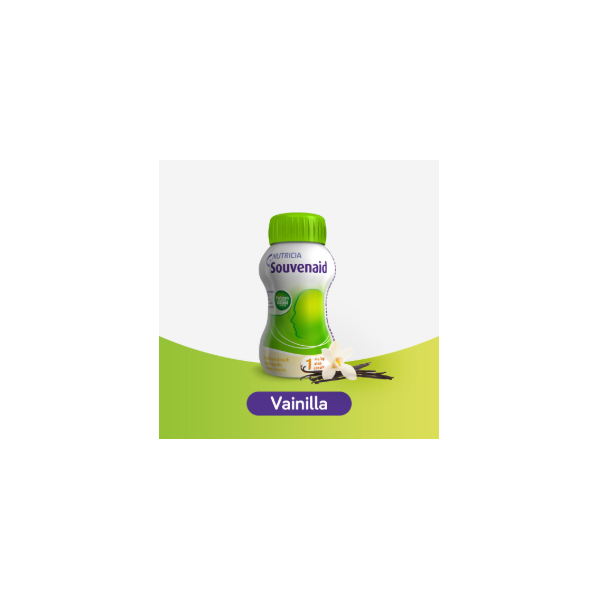 SOUVENAID  4 BOTELLAS 125 ML SABOR VAINILLA