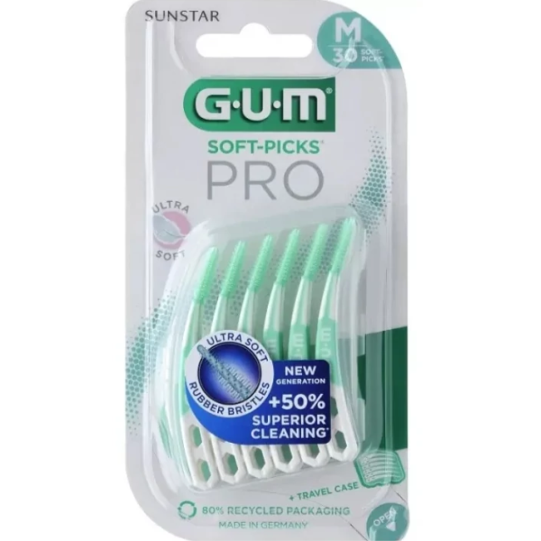 GUM SOFTPICKS PRO M 30 UNIDADES