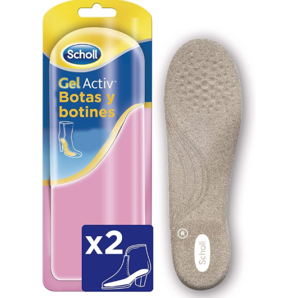 PLANTILLAS SCHOLL GEL ACTIV  BOTAS Y BOTINES 1 PAR