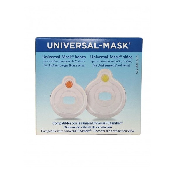 Universal Mask Mascarillas Aerosol Bebés y Niños - 2 Unidades