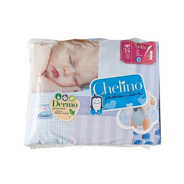 PAÑAL CHELINO  INFANTIL T 4 9  15 KG 34 PAÑALES