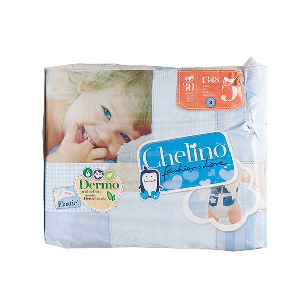 PAÑAL CHELINO INFANTIL T 5 13  18 KG 30 PAÑALES