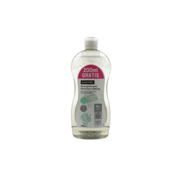 SUAVINEX DETERGENTE TETINAS Y BIBERONES  1 BOTELLA 550 ML  200ML
