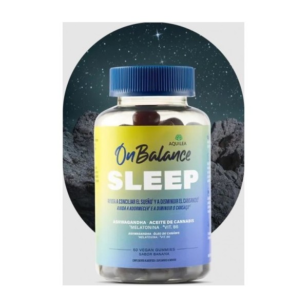 AQUILEA ONBALANCE SLEEP  60 GOMINOLAS SABOR BANANA