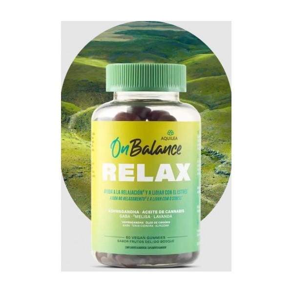 AQUILEA ONBALANCE RELAX  60 GOMINOLAS SABOR FRUTOS DEL BOSQUE