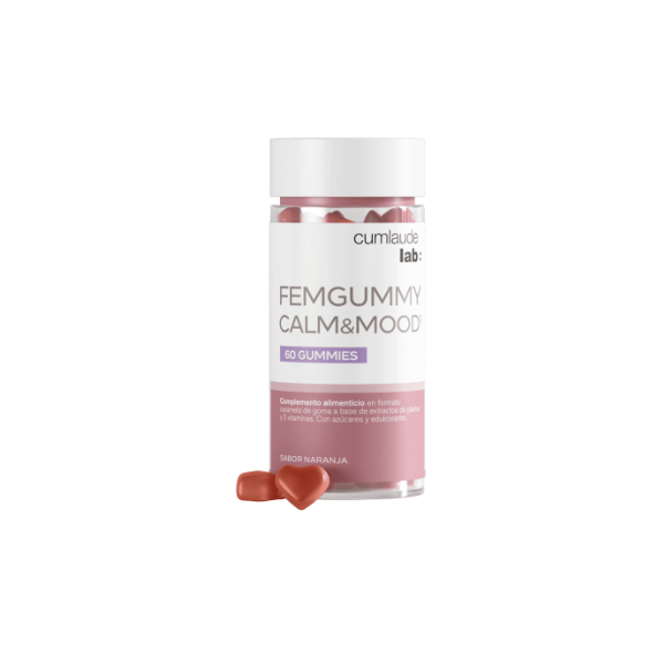 CUMLAUDE LAB FEMGUMMY CALMMOOD  60 GUMMIES SABOR NARANJA