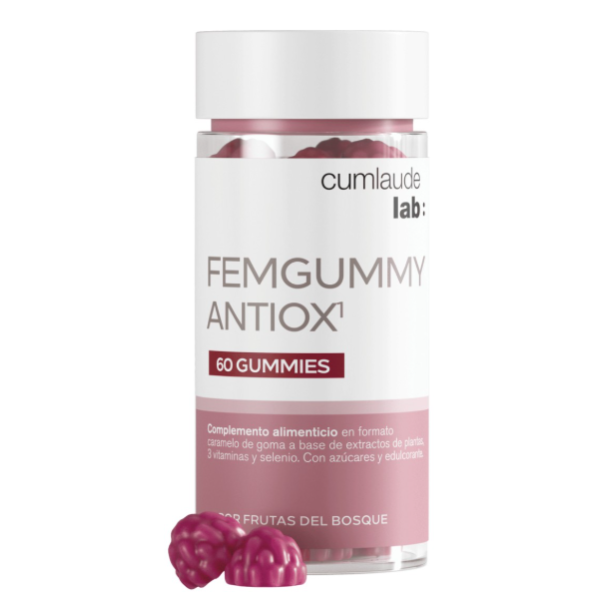 FEMGUMMY ANTIOX  60 GUMMIES SABOR FRUTAS DEL BOSQUE