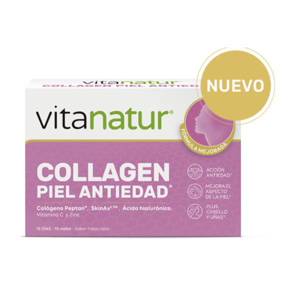 VITANATUR COLLAGEN PIEL  30 VIALES 25 ML SABOR FRUTOS ROJOS