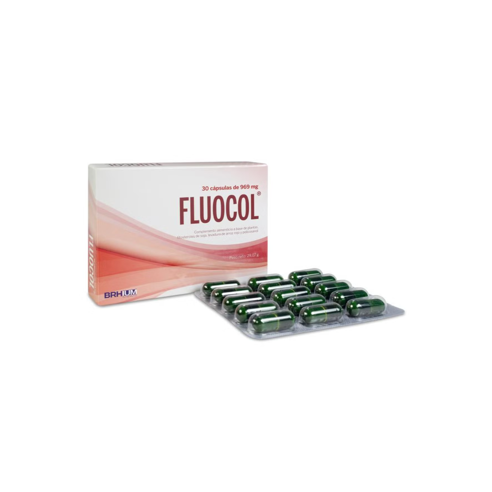 Fluocol 30 Cápsulas - Control del Colesterol