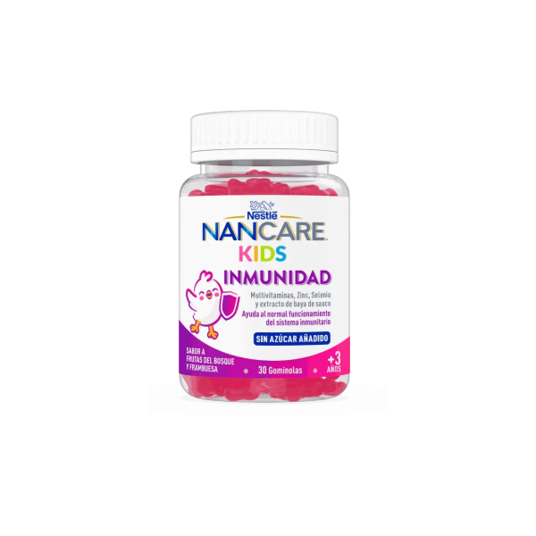 NANCARE KIDS INMUNIDAD  30 GOMINOLAS SABOR A FRUTAS DEL BOSQUE