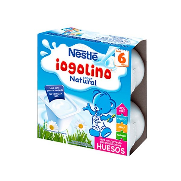 YOGOLINO SABOR NATURAL 100 G 4 TARRINAS