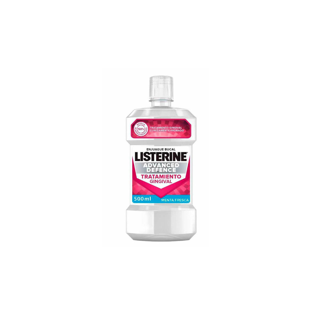 LISTERINE ADVANCED DEFENCE TRATAM GINGIVAL 500ML
