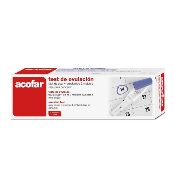 TEST DE OVULACION ACOFARTEST 1 UNIDAD
