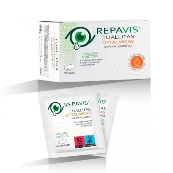 REPAVIS TOALLITAS OFTALMICAS  30 TOALLITAS