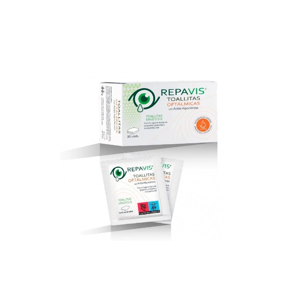 REPAVIS TOALLITAS OFTALMICAS  30 TOALLITAS