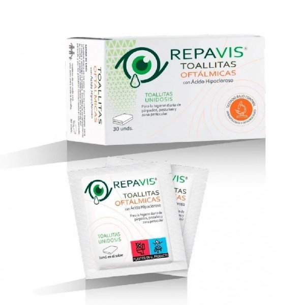 REPAVIS TOALLITAS OFTALMICAS  30 TOALLITAS